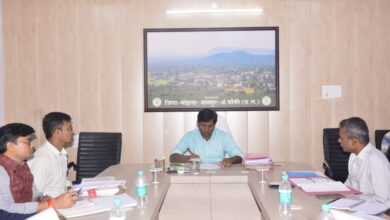 Collector of Water Resources Department, CREDA and Electricity Department took meeting